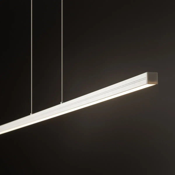 Wisząca lampa do salonu podłużna BAR 11583 LED 27W 3000K biała