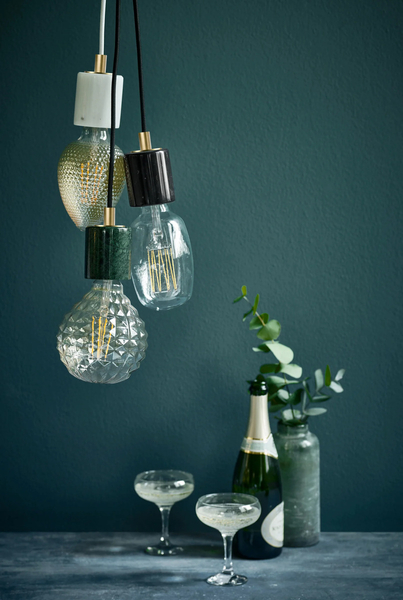 Dekoracyjna lampa wisząca Siv 45883003 Nordlux marmur czarny