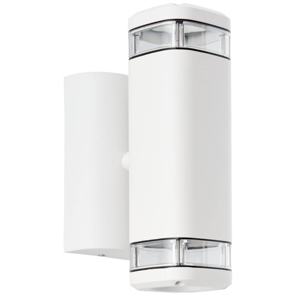 Zewnętrzna lampa ścienna Jandy 90968A05 góra-dół tubka IP44 biała