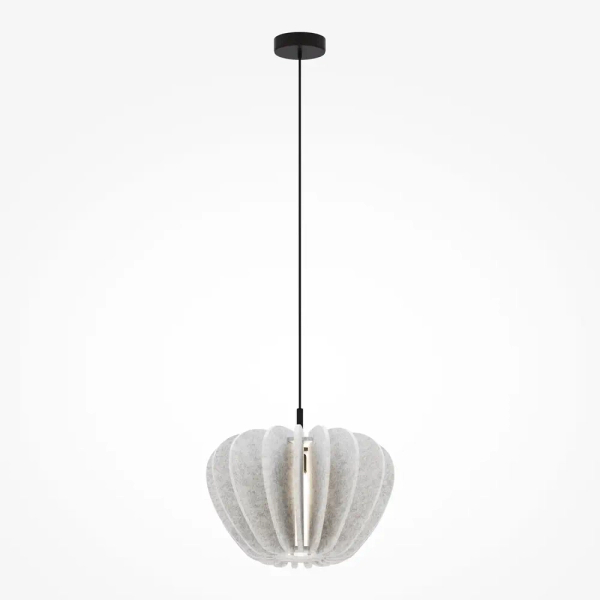 Salonowa lampa wisząca Cambio MOD398PL-01S do sypialni nad stół szara