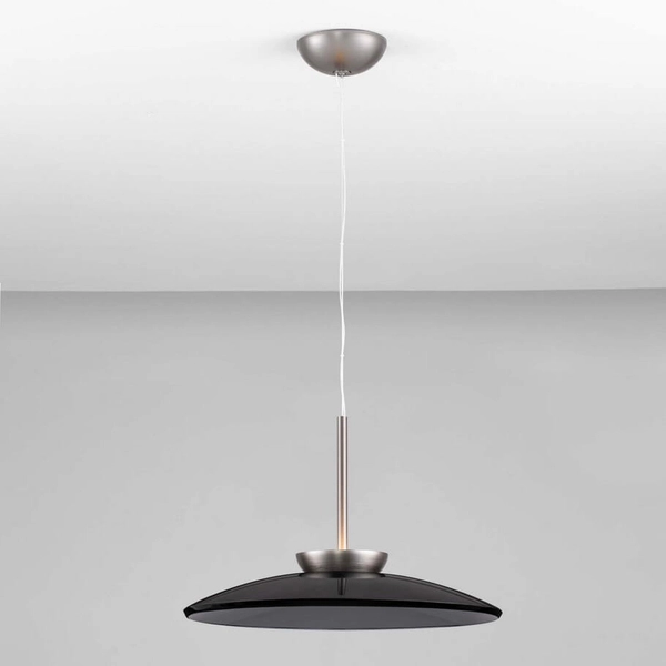 Lampa wisząca do kuchni HUANUCO LE44838 LED 21W 3000K talerz czarna szara