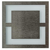 Kinkiet wpuszczany Quadro EKS0927 Eko-light LED 0,6W 3000K kwadratowy srebrny