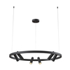 Regulowana LAMPA wisząca SATELLITE MOD102PL-L42B LED 42W metalowa OPRAWA pierścień zwis tuby czarne