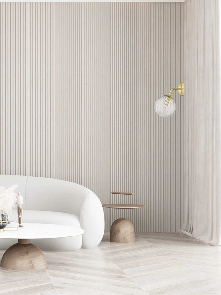 Lampa ścienna Arette LP-133/1W szklana kula ball złota