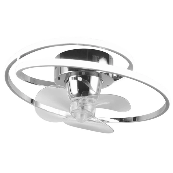 Lampa sufitowa Umea R67252106 LED 38W 2700-6500K z wentylatorem srebrna outlet