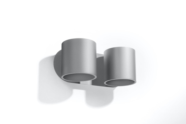 Kinkiet LAMPA ścienna SL.0661 metalowa OPRAWA tuby szare