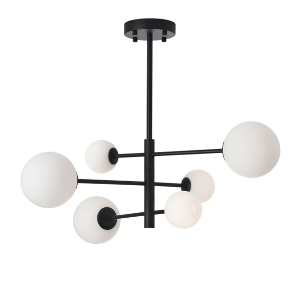 Lampa sufitowa molekułowa Bolti PLC0103-BK Yaskr biała czarna