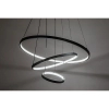 Ledowa zwisająca lampa obręcz Beliza 72346 LED 90W 3000-6500K czarny