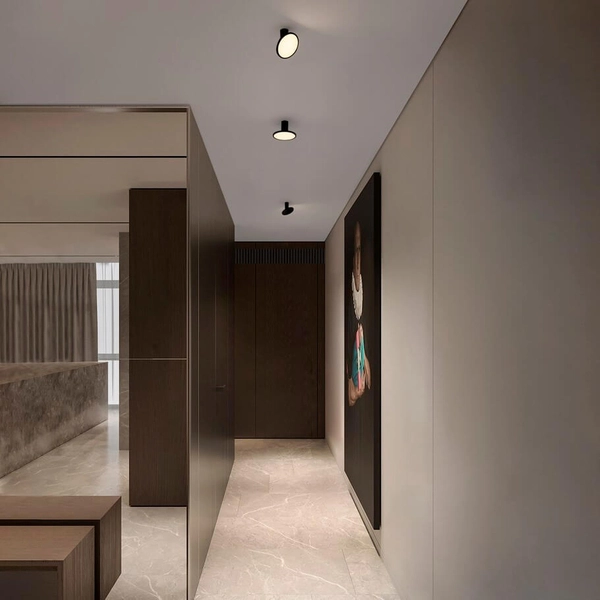 Plafoniera metalowa TOLATA LE44754 LED 14W 3000K regulowana czarna