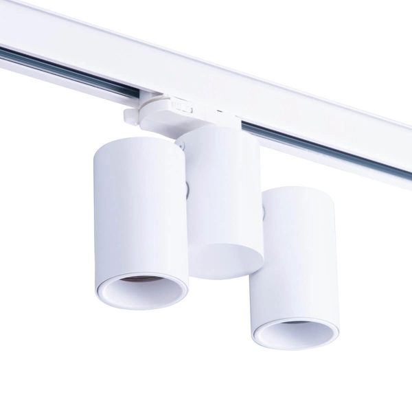 Ruchoma lampa Megara AZ4442 do 3-fazowego szynoprzewodu biała