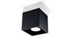Downlight LAMPA sufitowa SL.0022 metalowa OPRAWA kostka cube czarna