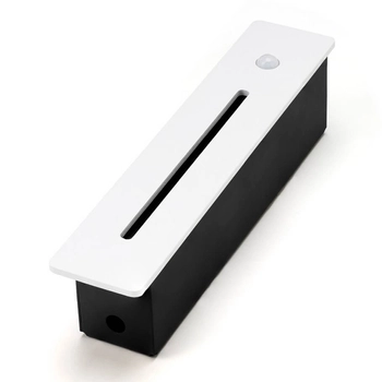 Lampa schodowa Erin AZ6079 3W 3100K IP54 do zabudowy czujnik ruchu biały