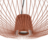 Wisząca lampa druciana PUMPKIN 11494 salonowa terakota