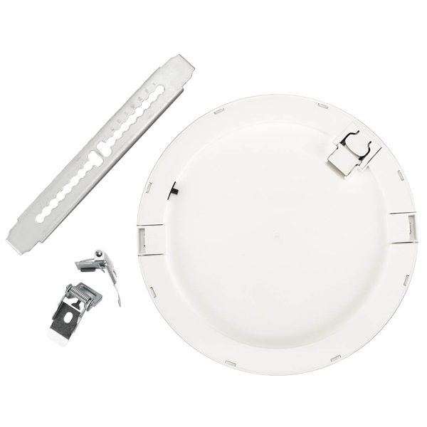Sufitowa lampa Nestia 4386 Ideus LED 18W 4400K do sypialni biały beżowa
