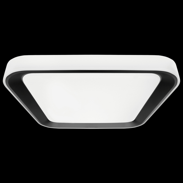 Natynkowa lampa salonowa Quadro LED 38W 3000-6000K biała czarna