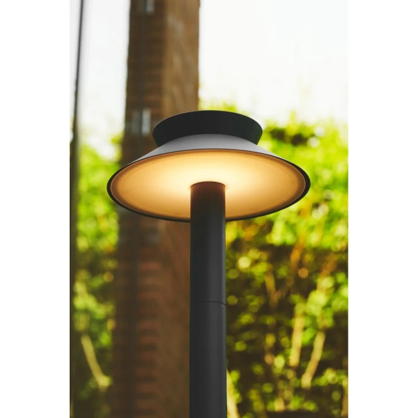 Stojąca lampa zewnętrzna Justina 2418098050 LED 5W 3000K IP44 antracyt