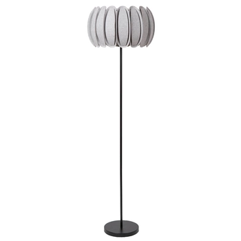 Lampa podłogowa filcowa Spencer 34745/81/36 czarna szara