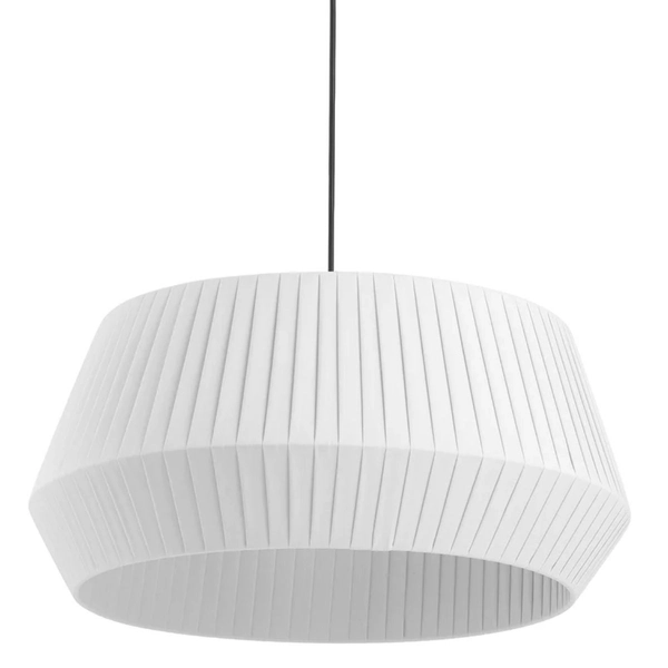 Lampa wisząca do salonu Dicte 2112373001 Nordlux abażur z tkaniny biały