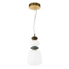 Ceramiczna lampa wisząca Evans PND-94981V-3C-GD LED 12W 3000K złota
