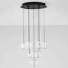 Wielopunktowa lampa wisząca CHEPEN LE44643 LED 48W 3000K czarny chrom