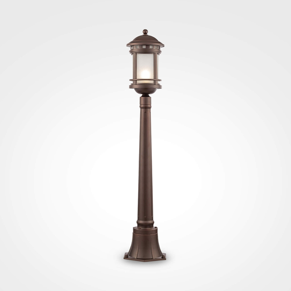 Lampa ogrodowa stojąca Salamanca O031FL-01BR retro brązowa