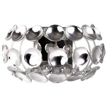 Kinkiet LAMPA ścienna FERRARA LP-17060/1W Light Prestige dekoracyjna OPRAWA metalowa glamour chrom