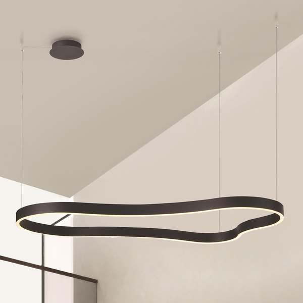 Lampa wisząca nad stół Mirabella AZ5093 LED 60W 3000K czarna