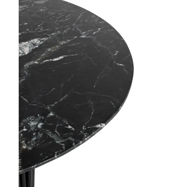 Stół do jadalni LEVANTE MM001501100334 czarny drewniany fi120cm