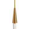 Zwisająca lampa Melted ABIGALI-CLN3X3WW Abigali LED 3W 3000K sopel złota