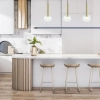 Lampa wisząca nad wyspę NIKO GOLD ML0330 do kuchni złoty