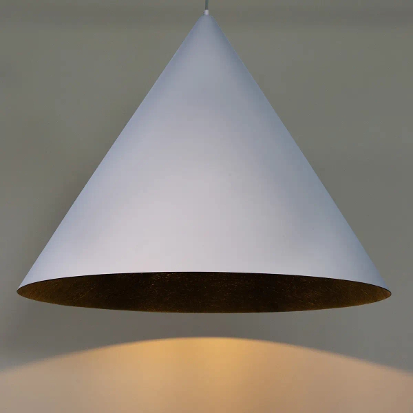 Trójkątna wisząca lampa VESUVIO 41054 nad stół szara czarna
