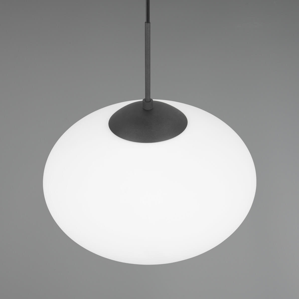 Metalowa lampa wisząca FOMENTO 363190132 Trio zwis do kuchni biały czarny