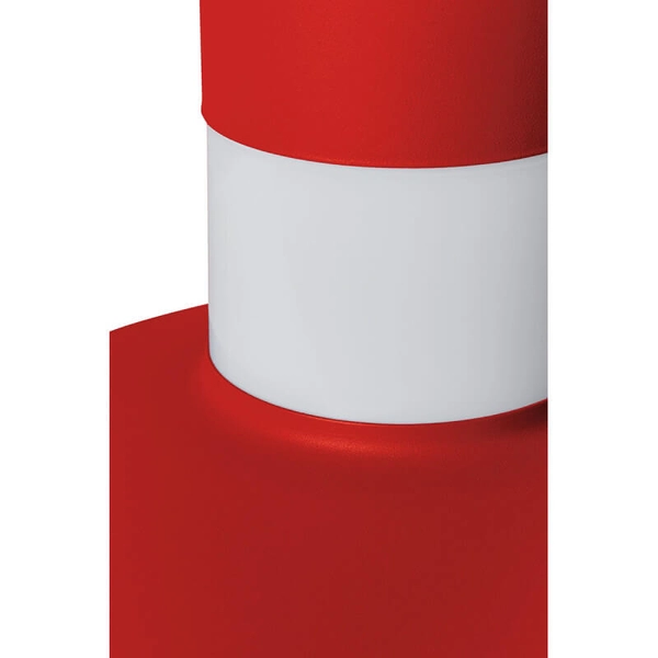 Zwisowa lampa do salonu Caponio CPA11212P0 metalowa czerwona pomarańczowa