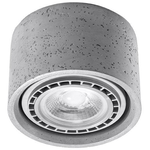 Betonowy downlight sufitowy SL.0881 okrągły do przedpokoju