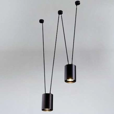 LAMPA wisząca VIWIN 9021 Shilo tuby OPRAWA metalowy zwis czarne