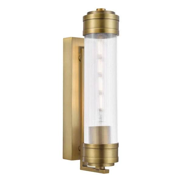 Łazienkowa lampa ścienna Tommaso TOM0763 tuba IP44 antyczny brąz