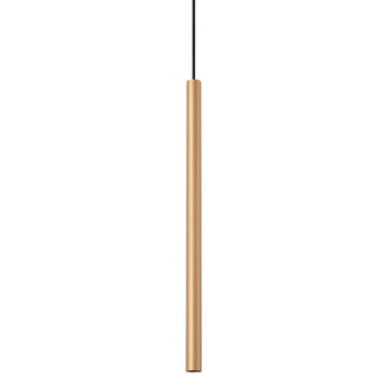 Zwisająca lampa Pastelo SL.1170 do salonu tuba złota OUTLET