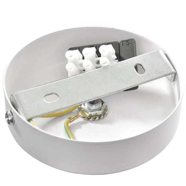 Industrialna LAMPA wisząca DANI MLP6227 Milagro metalowa OPRAWA okrągły ZWIS tuba loftowa biała