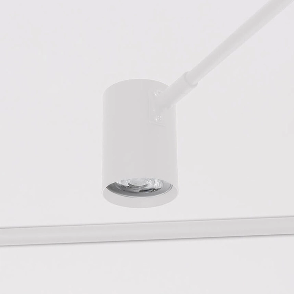 Sufitowa lampa SNOW LP-731/6P WH Light Prestige regulowana do salonu biała