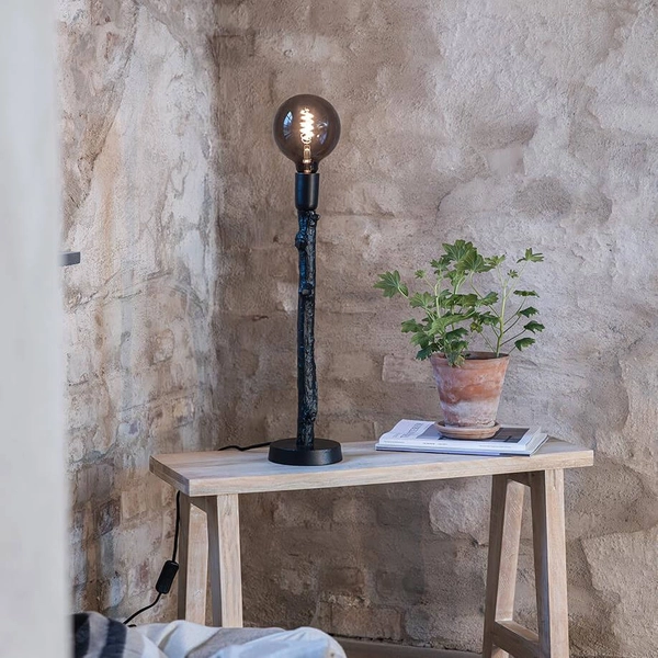 Stołowa lampka z włącznikiem Ramo 108779 Markslojd metal czarny