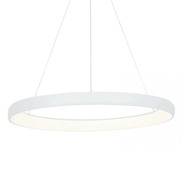 Pierścieniowa lampa wisząca 2061 LED 60W 3000K do salonu biały