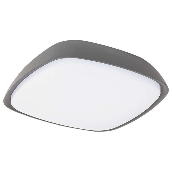 Zewnętrzna LAMPA sufitowa AUSTIN 8797 Rabalux tarasowa OPRAWA plafon LED 20W 4000K kwadratowy outdoor IP65 antracyt