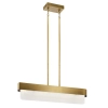Podłużna lampa wisząca Serene KL-SERENE-LED-LP-92-NBR LED 40W 3000K mosiądz