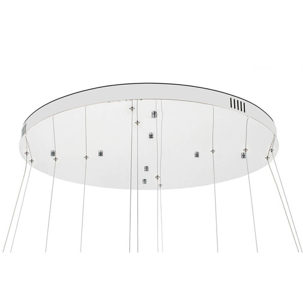 Lampa wisząca kryształowa Cordon MSE1501100194 Moosee LED 115W 3000K chrom