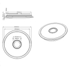 Plafoniera LAMPA sufitowa OKINAWA  679114232 Trio okrągła OPRAWA plafon LED 18W 3000K - 5500K z pilotem biały