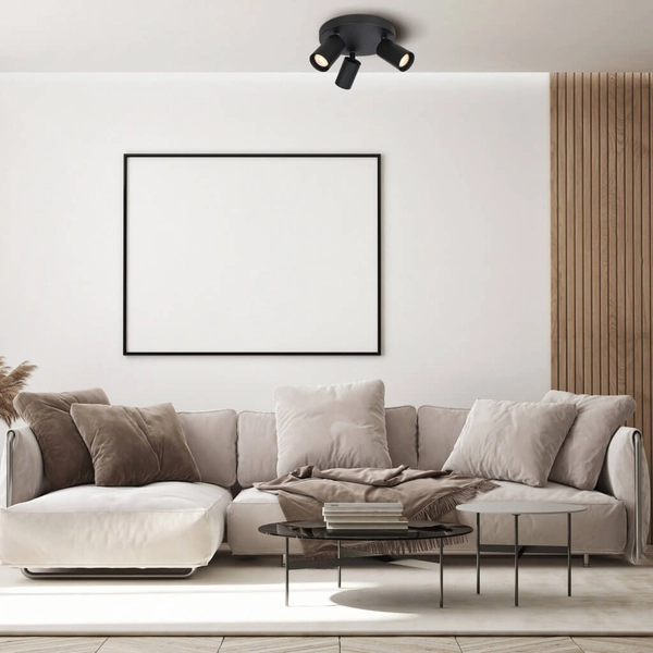 Spot sufitowy Nesto SPL-23436-3R-BK Italux do łazienki reflektorki czarny