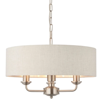 Żyrandol na łańcuchu Highclere 94361 Endon do jadalni chrom