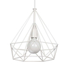 Metalowa lampa wisząca VEN W-CORF/D WH druciana loft biała