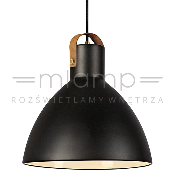 LAMPA wisząca EAGLE 106550 Markslojd metalowa OPRAWA zwis kopuła czarna