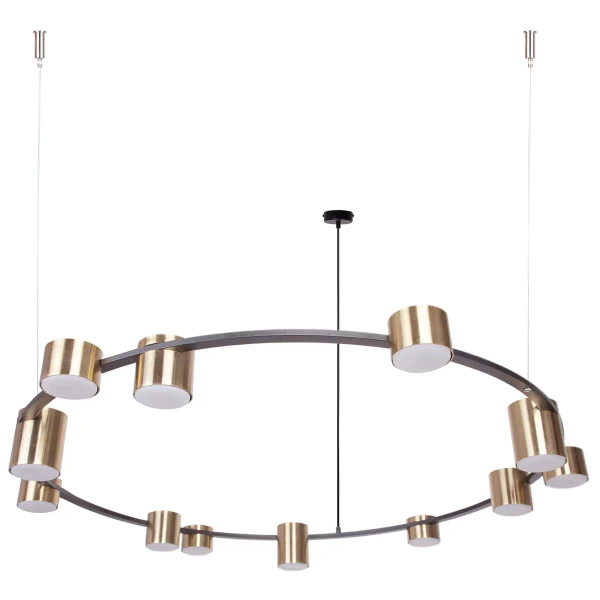 Pierścieniowa lampa wisząca Kodo 12 41333 ring czarny złoty